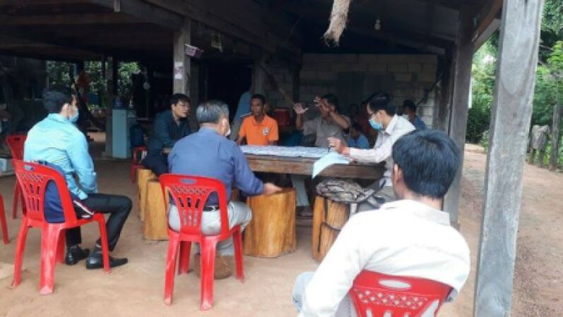 ក្រុមការងារគម្រោង ACSEP បានចុះសម្ភាសន៍សហគមន៍កសិកម្មនៅខេត្តឧត្តរមានជ័យ