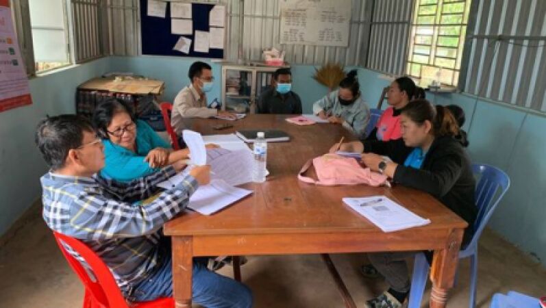 ក្រុមការងារគម្រោង ACSEP បានចុះសម្ភាសន៍សហគមន៍កសិកម្មនៅខេត្តសៀមរាបចំនួន ១២