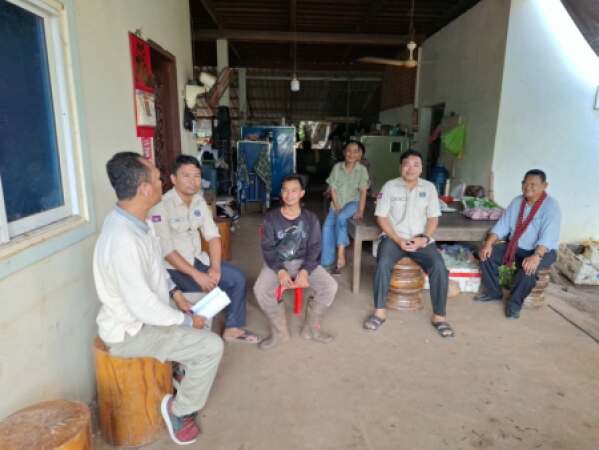 ការចុះពិនិត្យ និងធ្វើបច្ចុប្បន្នភាព កសិករចិញ្ចឹមមាន់ដែលនឹងទទួលបានមាន់ពីគម្រោង ACSEP នៅខេត្តត្បូងឃ្មុំ និងខេត្តកំពង់ចាម