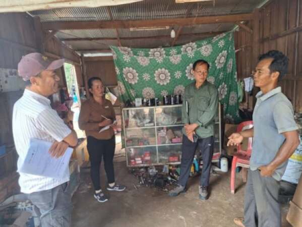 ការចុះពិនិត្យ និងធ្វើបច្ចុប្បន្នភាព កសិករចិញ្ចឹមមាន់ដែលនឹងទទួលបានមាន់ពីគម្រោងACSEP នៅខេត្តកំពង់ធំ និងខេត្តសៀមរាប