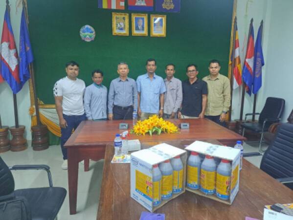 វគ្គបណ្តុះបណ្តាលស្តីពីវិធីសាស្ត្របង្កាត់សិប្បនិម្មិតមាន់ ដល់កសិករបង្កាត់ភ្ញាស់កូនមាន់ ក្រោមគម្រោងប្រកួតប្រជែងខ្សែច្រវាក់តម្លៃ និងលើកកម្ពស់សុវត្ថិភាពកសិកម្ម (ACSEP) ក្នុងខេត្តសៀមរាប