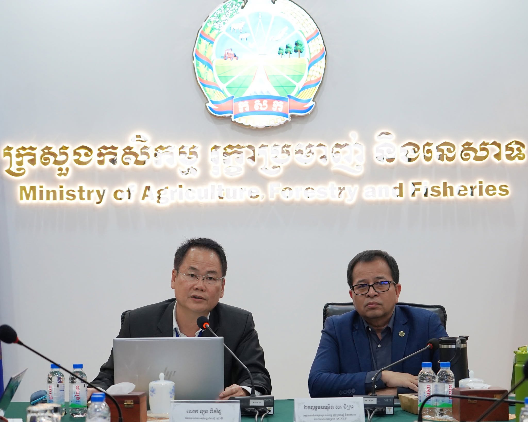 កិច្ចប្រជុំបូកសរុបលទ្ធផល (Wrap-up) បេសកកម្មត្រួតពិនិត្យការអនុវត្តគម្រោង របស់ធនាគារអភិវឌ្ឍន៍អាស៊ី ADB
